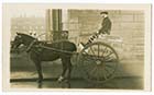 Northdown Road/Delivery Cart Herbert Hills butcher 1925 [PC]